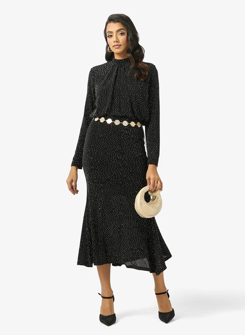 Khizana  Polka Print Dress for Women | Best Price UAE